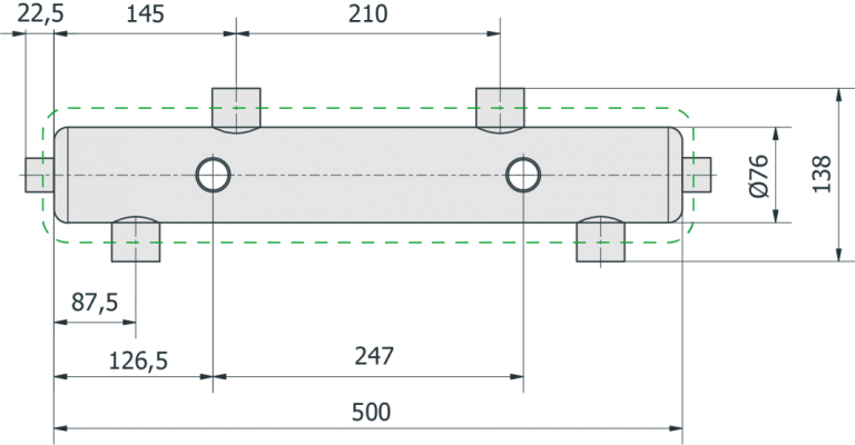 Kamen low loss headers from 1 to 1