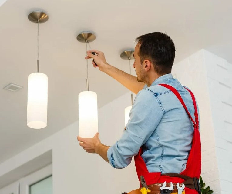 Ceiling Light Installation (without assembly)