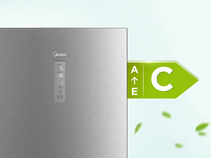 Refrigerator Midea 338L Silver