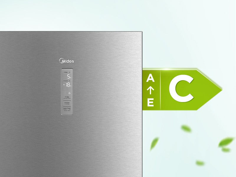 Refrigerator Midea 338L Silver